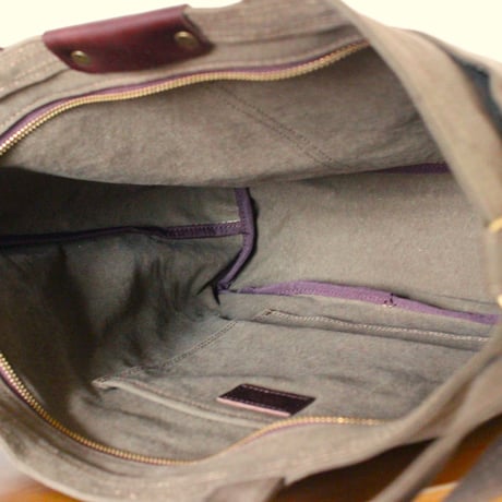 BO simple tote bag midium KHAKI