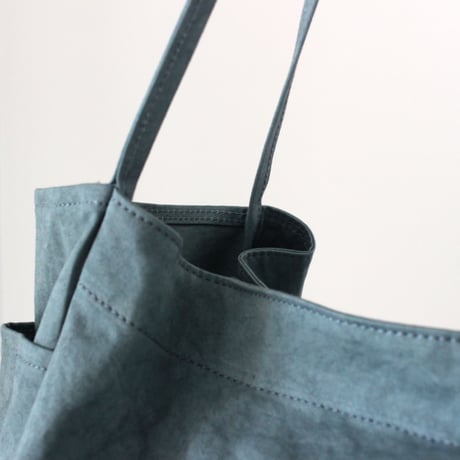 WARM useful shoulder bag large　BLUE