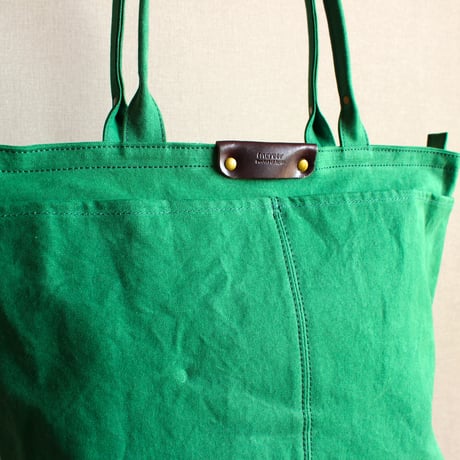 BO simple tote bag large　GREEN