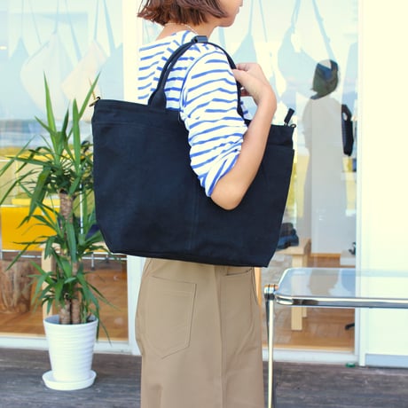 BO simple tote bag midium ORANGE