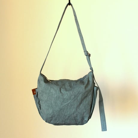 WARM narrow shoulder bag small  BLUE
