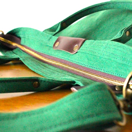 BO simple tote bag midium GREEN