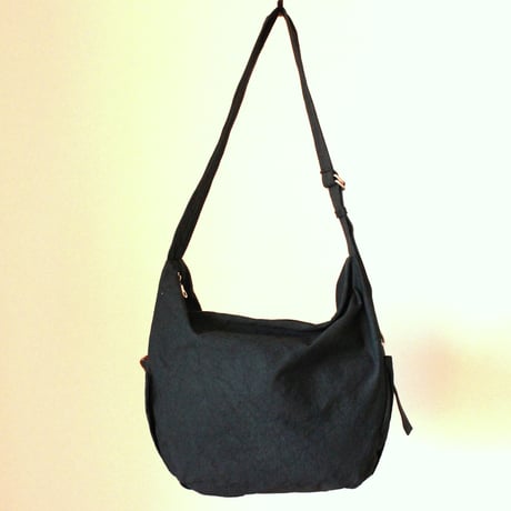 WARM narrow shoulder bag large DARK NAVY