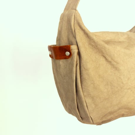 WARM narrow shoulder bag small  CAMEL