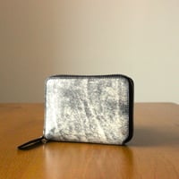 STEP round middle wallet  BLACK