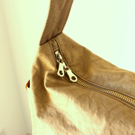 WARM narrow shoulder bag small  CAMEL