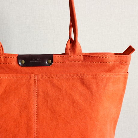 BO simple tote bag large  ORANGE