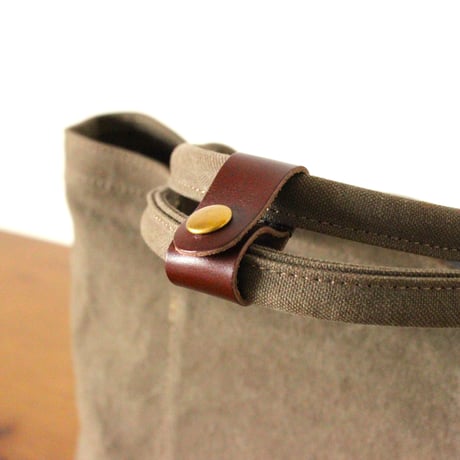 BO simple tote bag small KHAKI