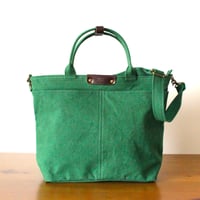 BO simple tote bag midium GREEN