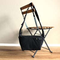 BO harf moon shoulder bag　BLACK