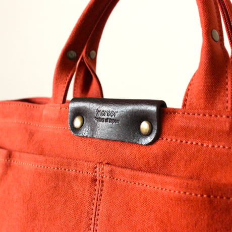 BO simple tote bag small ORANGE