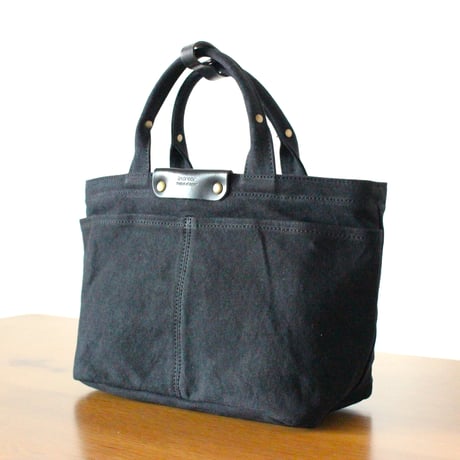 BO simple tote bag small BLACK