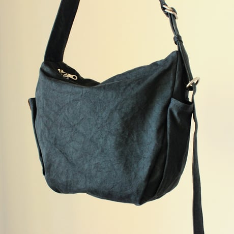 WARM narrow shoulder bag small　DARK NAVY