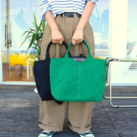 BO simple tote bag midium BLACK