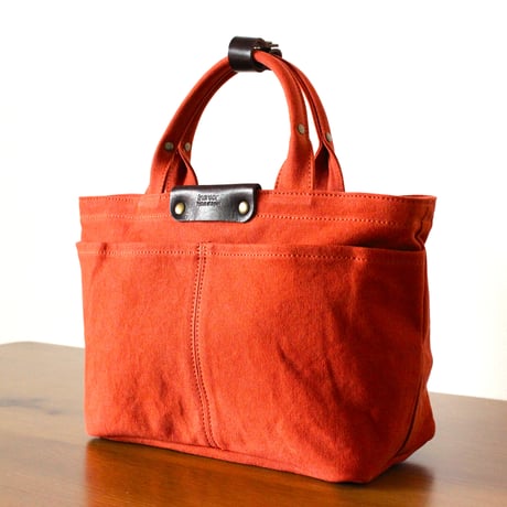 BO simple tote bag small ORANGE