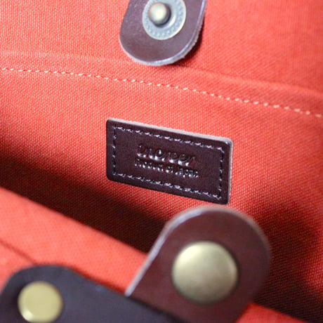 BO simple tote bag small ORANGE