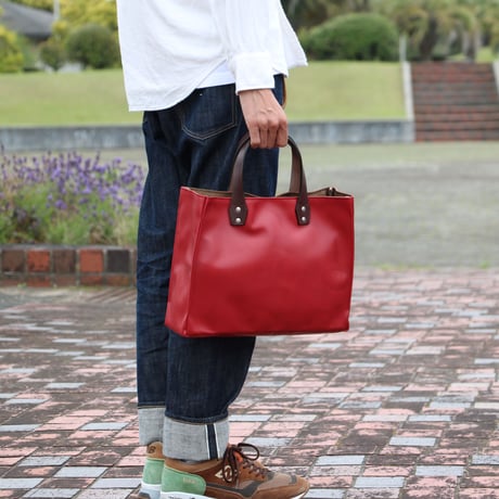 カリー　レザートート横型57231