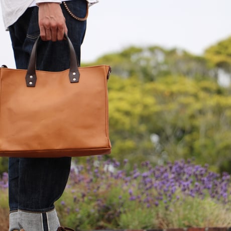 カリー　レザートート横型57231