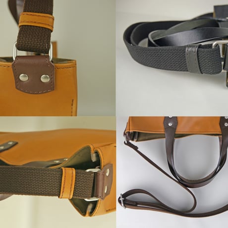 カリー　レザートート縦型57230