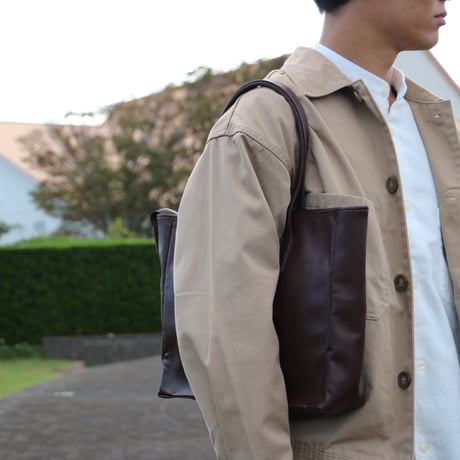 カリー　シンプルレザートート横型57236