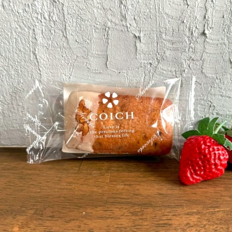 「COICH CAFE」　いちごフィナンシェ 6個セット（いちご・いちご塩・釜炒り茶）