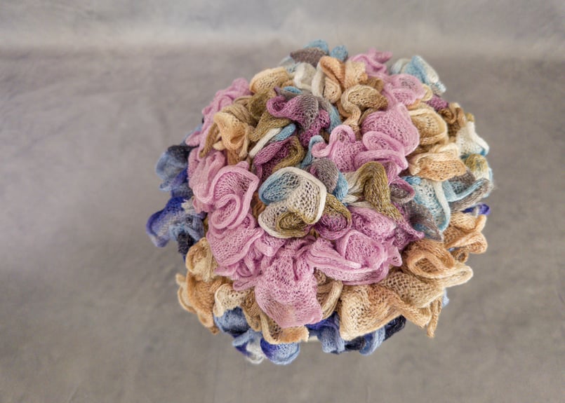 紫陽花 - Hydrangea | インコ帽｜INKO YOSHIDA