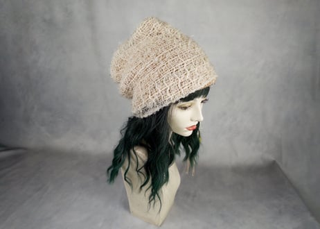 Ｗターバン：風まかせ｜Beige & Ivory