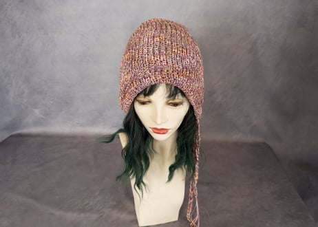 Ｗターバン：月光で浄化｜Smoky Pink & Greige