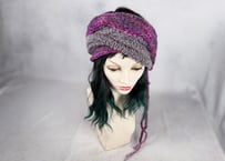 Ｗターバン：風の再起｜Purple & MauveGray