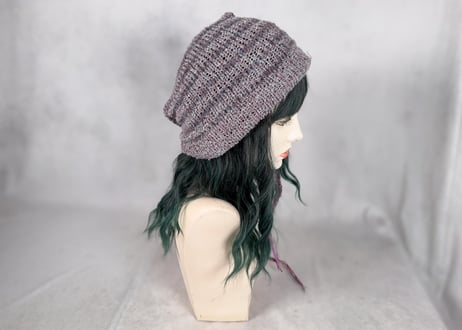 Ｗターバン：風の再起｜Purple & MauveGray