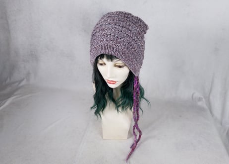 Ｗターバン：風の再起｜Purple & MauveGray