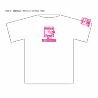壊憲阻止Tシャツ　 白生地　 ピンクロゴ