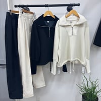 ボンバーヒート ハーフジップ プルオーバー