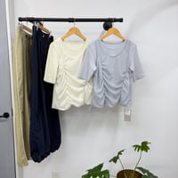 シフォンレイヤードTシャツ