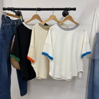 メッシュスリーブリンガーTシャツ