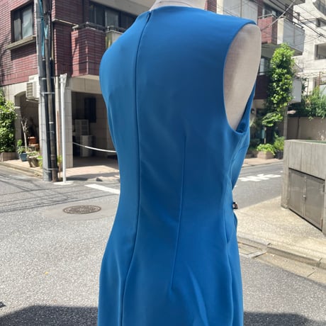 ターコイズブルー Joseph Ribkoff 膝下丈 タイトワンピース サイズ6