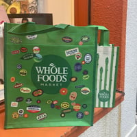 Whole Foods ホールフーズ グリーン 大きいサイズ エコバッグ