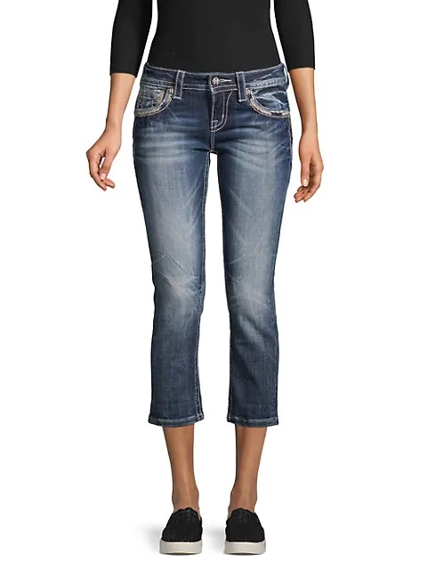 ♡極美品♡missme スキニーデニム　27インチ MISS ME ミスミ― カプリ ジーンズ クロップド デニム 27インチ