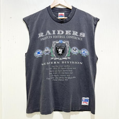 RAIDERS Lヴィテージ スウェット90年代　USA製　NUTMEGタグ　黒 RAIDERS Lヴィテージ スウェット90年代 USA製 NUTMEGタグ 黒