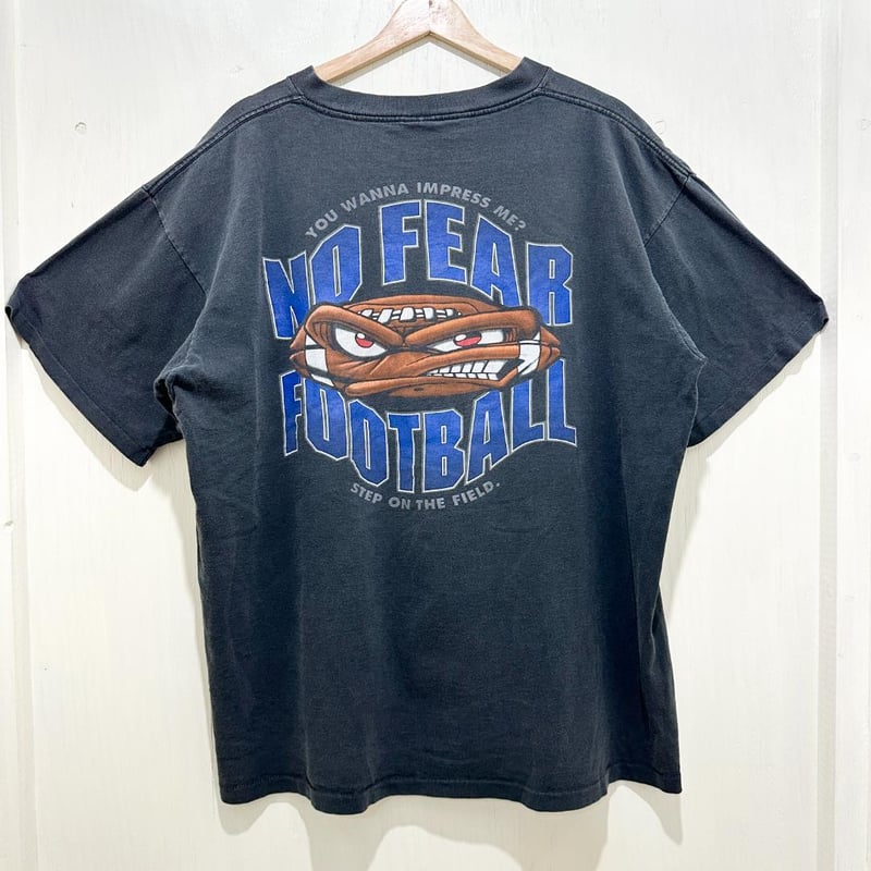 90s USA製 NO FEAR FOOTBALL grunge graphic print