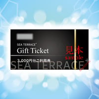【Gift Ticket】3,000円分ご利用券 （紙タイプ）