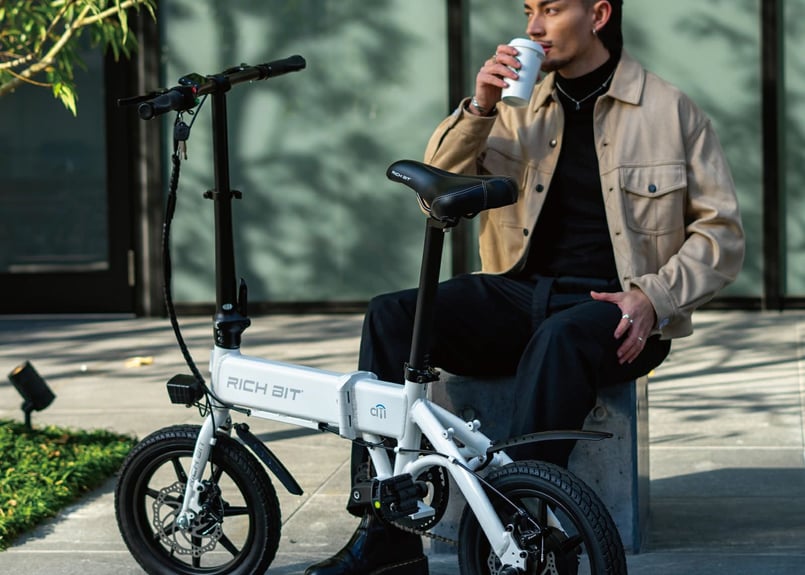 軽量&コンパクト】14インチ 折りたたみ 電動アシスト自転車 型式