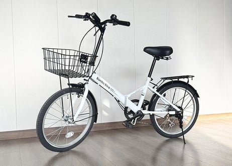 折りたたんで、走って、また広がる自由。走行性 × 収納性＝万能20インチバイク 折りたたみ自転車 20インチ 6段変速 カゴ・ライト・錠付 BONITAシリーズ ピクニカ20 通勤 通学 街乗り