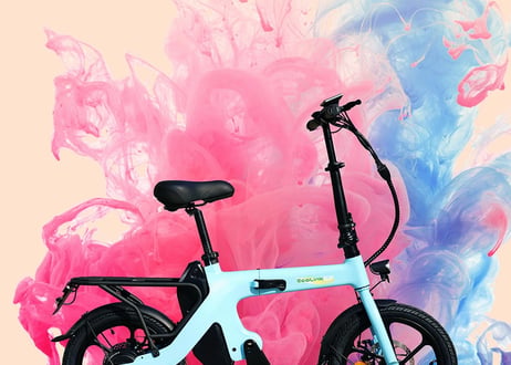 特定原動機付自転車 EcoLink 自転車タイプ16インチ 　16歳以上免許不要　バイクタイプの特定自転車です 350W 高出力　特定小型原動機付自転車（法令に基づき公道走行可能）
