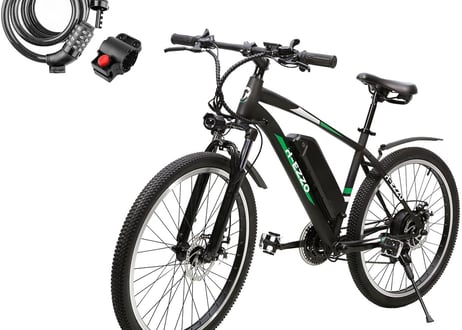 HEZZO 26インチ MTBモペット｜350Wモーター搭載・21段変速・前後ディスクブレーキ