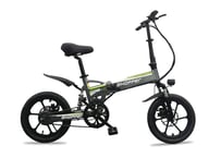 モペット型電動機付自転車！超軽量18kg フルアルミ 折りたたみ電動バイク E-Hopper16 / ナンバー取得・公道走行OK
