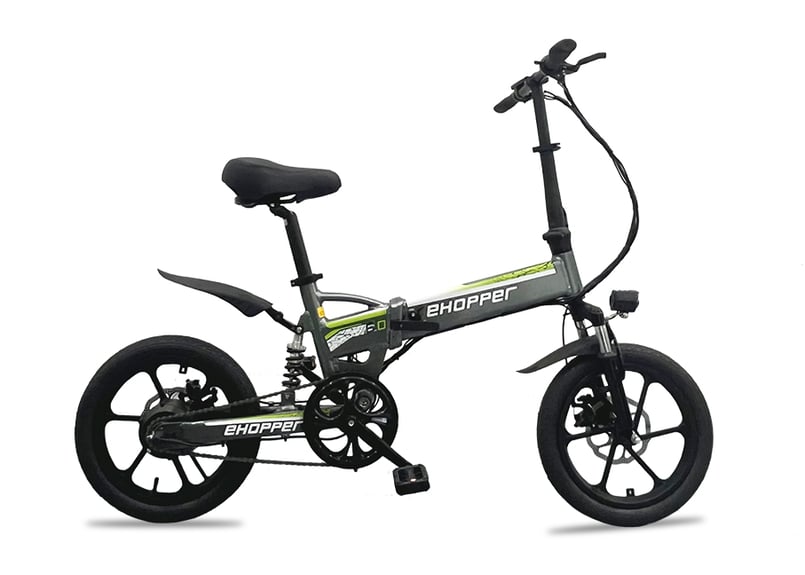 モペット型電動機付自転車！超軽量18kg フルアルミ 折りたたみ