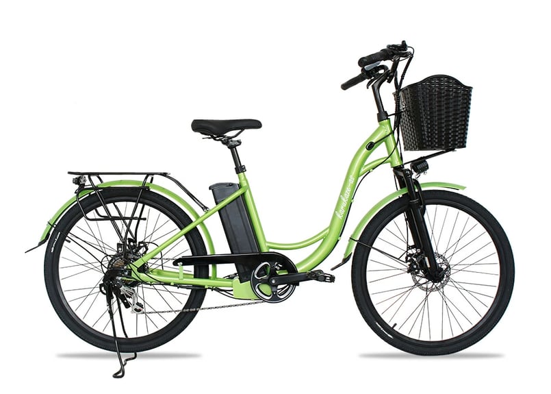 モペット型電動機付自転車 軽風26 36V版大容量リチウムイオン