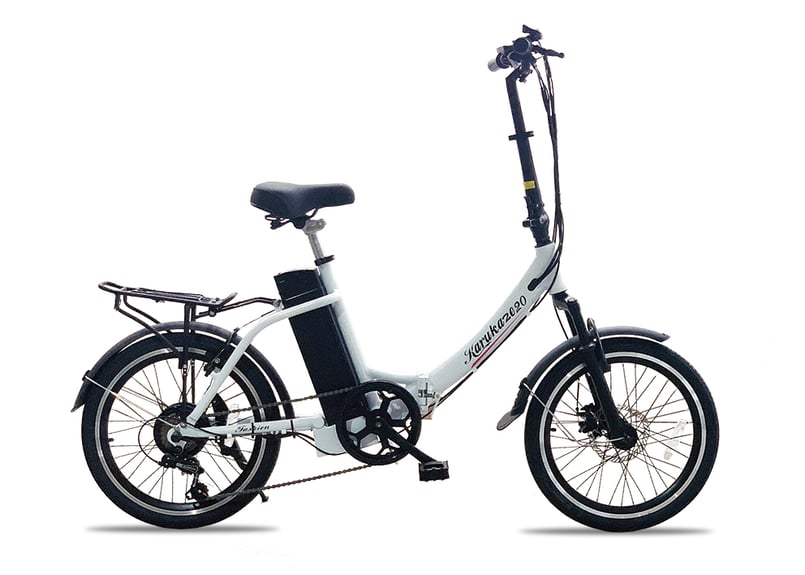 軽風20】20インチ フル電動自転車（モペット）｜折りたたみ式