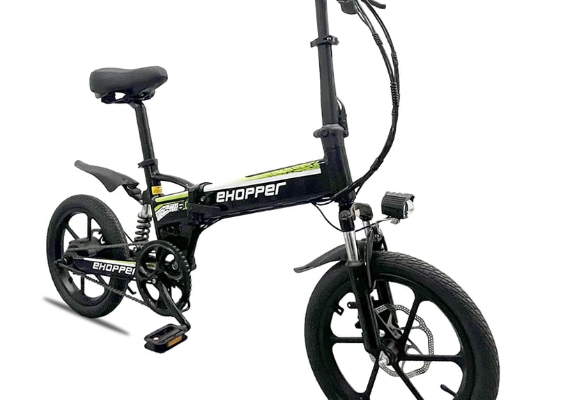 モペット型電動機付自転車！超軽量18kg フルアルミ 折りたたみ電動